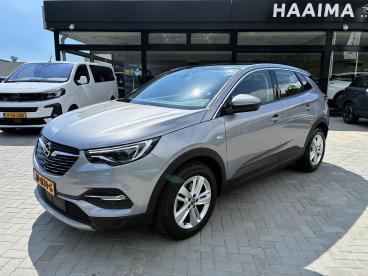 SPOTICAR Opel Grandland X 130 Pk 8-traps Automaat | Climate Control | Panora Tweedehands - Suv Benzine Grijs - Emmeloord - 1200297338_1