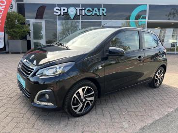 SPOTICAR Peugeot 108 1.0 E-vti 72 Pk Allure 5 Drs Navigatie Via Apple C Tweedehands - Stadsauto Benzine Zwart - Krimpen Aan Den Ijssel - 1200291043_1