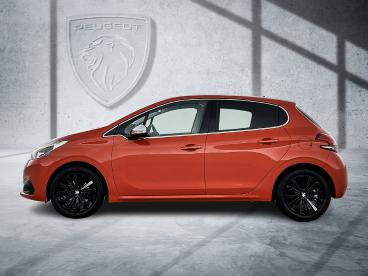 SPOTICAR Peugeot 208 110 Pk Allure | Rijklaar | Panoramadak | Lederen B Tweedehands -  Benzine Oranje - Ritthem - 1200292528_2
