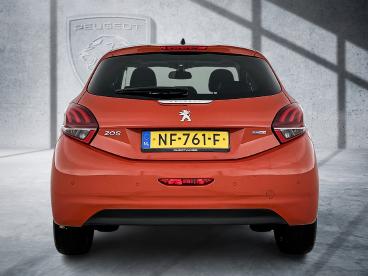 SPOTICAR Peugeot 208 110 Pk Allure | Rijklaar | Panoramadak | Lederen B Tweedehands -  Benzine Oranje - Ritthem - 1200292528_3