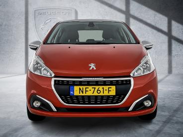 SPOTICAR Peugeot 208 110 Pk Allure | Rijklaar | Panoramadak | Lederen B Tweedehands -  Benzine Oranje - Ritthem - 1200292528_5