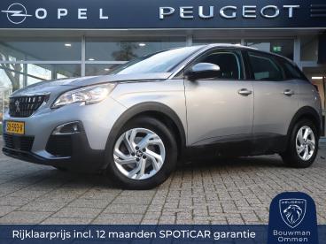 SPOTICAR Peugeot 3008 Suv Active Puretech 130pk H6, Rijklaarprijs, Navig Tweedehands - Suv Benzine Grijs - Ommen - 1200283665_1