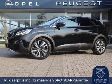 SPOTICAR Peugeot 3008 Suv Allure Puretech 130pk, Rijklaarprijs, Adaptive Tweedehands - Suv Benzine Zwart - Ommen - 1200289088_1