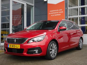SPOTICAR Peugeot 308 Sw 1.2 110pk Puretech Blue Lease Allure | Camera | Tweedehands - Stationwagen Benzine Rood - Sneek - 1200268310_1