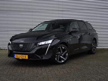SPOTICAR Peugeot 308 Sw Allure 1.2 Hybrid 136pk Automaat Camera Voor + Tweedehands - Stationwagen Hybride Zwart - Sittard - 1200271330_1