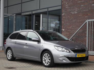 SPOTICAR Peugeot 308 Sw 1.2 Puretech Style | 130 Pk | Panoramadak | Cli Tweedehands - Stationwagen Benzine Grijs - Sneek - 1200300851_1