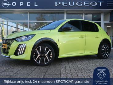 SPOTICAR Peugeot 208 E-208 Gt Ev 51kwh 156pk, Rijklaarprijs, Alcantara Bekled Tweedehands - Hatchback Elektrisch Geel - Ommen - 1200284943_1
