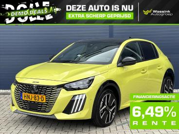 SPOTICAR Peugeot 208 E-208 Ev 51kwh 156pk Gt Demo Deal| 409km Range | Adaptiv Tweedehands - Hatchback Elektrisch Geel - Nijmegen - 1200292150_1