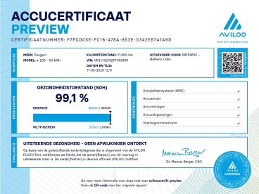 SPOTICAR Peugeot 208 E-208 Allure Pack 136pk 50 Kwh Automaat | Accu 99% | Nav Tweedehands - Hatchback Elektrisch Blauw - Uden - 1200293747_4