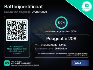 SPOTICAR Peugeot 208 E-208 Ev Allure Pack 50 Kwh | Soh 100% Airco | Carplay | Tweedehands - Hatchback Elektrisch Geel - Waalwijk - 1200301528_4