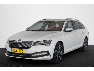 SPOTICAR Skoda Superb Combi 1.4 Tsi Iv Business Edition Plus Leder Stoel Tweedehands - Stationwagen Plugin Hybrid Wit - Mijdrecht - 1200295275_1