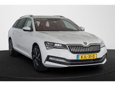 SPOTICAR Skoda Superb Combi 1.4 Tsi Iv Business Edition Plus Leder Stoel Tweedehands - Stationwagen Plugin Hybrid Wit - Mijdrecht - 1200295275_2