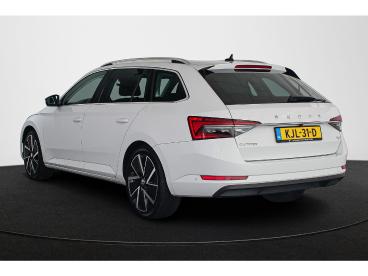 SPOTICAR Skoda Superb Combi 1.4 Tsi Iv Business Edition Plus Leder Stoel Tweedehands - Stationwagen Plugin Hybrid Wit - Mijdrecht - 1200295275_4