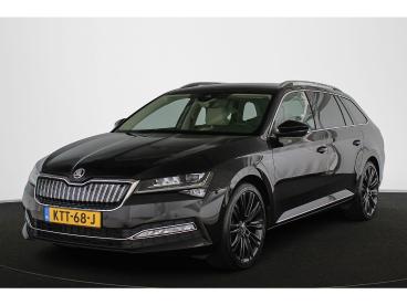 SPOTICAR Skoda Superb Combi 1.4 Tsi Iv Laurin & Klement Leder Stoelventi Tweedehands - Stationwagen Plugin Hybrid Zwart - Mijdrecht - 1200301158_1