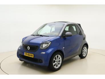 SPOTICAR Smart Fortwo Cabrio 1.0 Perfect Automaat Cabriolet | Climate Co Tweedehands -  Benzine Blauw - Leeuwarden - 1200281526_1