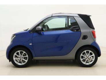 SPOTICAR Smart Fortwo Cabrio 1.0 Perfect Automaat Cabriolet | Climate Co Tweedehands -  Benzine Blauw - Leeuwarden - 1200281526_5