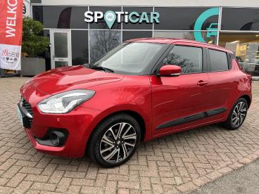 SPOTICAR Suzuki Swift 1.2 83 Pk Style Smart Hybrid Automaat | Trekhaak Tweedehands -  Benzine Rood - Krimpen Aan Den Ijssel - 1200283417_1