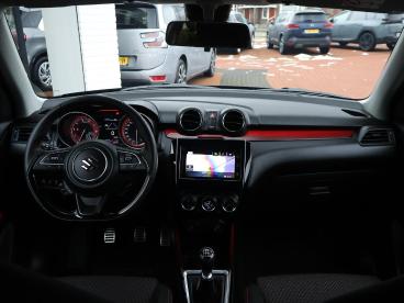 SPOTICAR Suzuki Swift 1.4 Sport Smart Hybrid 129pk, Rijklaarprijs | Navi Tweedehands -  Hybride Zwart - Ommen - 1200285130_5