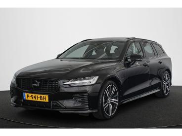 SPOTICAR Volvo V60 2.0 T6 Recharge Awd R-design Panoramadak 19" Achte Tweedehands - Stationwagen Plugin Hybrid Zwart - Mijdrecht - 1200292683_1