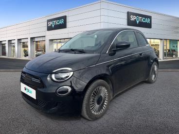 SPOTICAR Fiat 500 E 500 42 Kwh Uzywany - Miejski Elektryczny Czarny - Płock - 1200221485_1