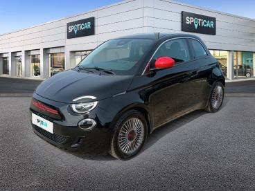 SPOTICAR Fiat 500 E 500 42 Kwh Red Uzywany - Miejski Elektryczny Czarny - Warszawa - 1200222725_1