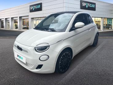 SPOTICAR Fiat 500 E 500 42 Kwh La Prima Uzywany - Miejski Elektryczny Biały - Płock - 1200222761_1