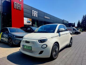SPOTICAR Fiat 500 E 500 42 Kwh Icon Uzywany - Miejski Elektryczny Biały - Stalowa Wola / Grebów - 1200223145_1