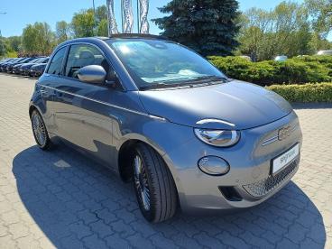 SPOTICAR Fiat 500 E 500c 42kwh La Prima Uzywany - Miejski Elektryczny Szary - Legnica - 1200223442_3
