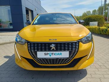 SPOTICAR Peugeot 208 1.2 Benzyna Uzywany - Miejski Benzyna Żółty - Legnica - 1200221675_2