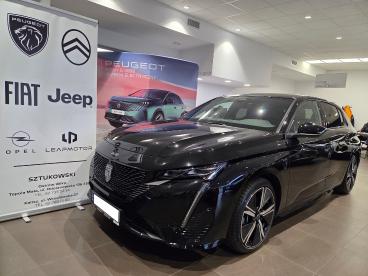 SPOTICAR Peugeot 308 1.2 Mhev Gt S&s E-dcs6 Uzywany - Sedan Hybryda Czarny - Ostrów Wielkopolski - 1200221430_1