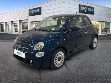 SPOTICAR Fiat 500 1.2 8v 69cv  Mta Lounge Usada - Citadino Gasolina Azul - Portela Lrs - 1200218328_1