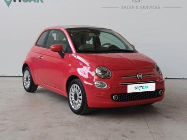 SPOTICAR Fiat 500 C 1.2 8v 69cv  Dualogic Lounge Usada - Citadino Gasolina Vermelho - Amadora - 1200222779_3
