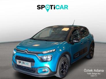 SPOTICAR Citroën C3 Shine 1.2 Puretech 110 Eat6 İkinci El Araç - Hatchback Benzin Mavi - Adana - 1200022040_1