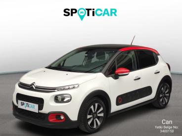SPOTICAR Citroën C3 Shine 1.2 Puretech 110 Eat6 İkinci El Araç - Hatchback Benzin Beyaz - Istanbul - 1200026488_1