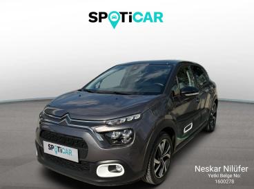 SPOTICAR Citroën C3 Shine 1.2 Puretech 110 Eat6 İkinci El Araç - Hatchback Benzin Gri - Bursa - 1200027935_1
