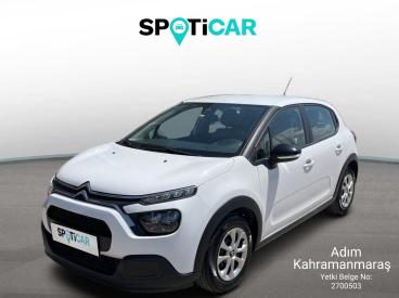 SPOTICAR Citroën C3 Feel 1.2 Puretech 82 İkinci El Araç - Hatchback Benzin Beyaz - KahramanmaraŞ - 1200029733_1