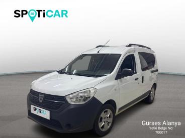 SPOTICAR Dacia Dokker Combi Ambiance Eco-g 110 İkinci El Araç -  Benzin Beyaz - Antalya - 1200037033_1