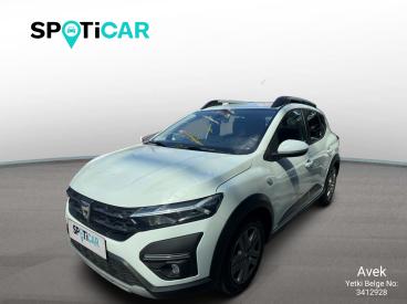 SPOTICAR Dacia Sandero Stepway Prestige 1.0 Turbo Xtronic 90 İkinci El Araç - Hatchback Benzin Beyaz - Istanbul - 1200035337_1