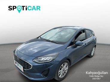 SPOTICAR Ford Fiesta Titanium 1.0i Ecoboost 100 Powershi İkinci El Araç - Hatchback Benzin Mavi - Izmir - 1200033638_1