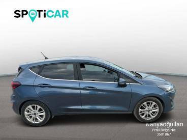 SPOTICAR Ford Fiesta Titanium 1.0i Ecoboost 100 Powershi İkinci El Araç - Hatchback Benzin Mavi - Izmir - 1200033638_4