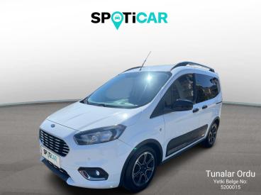 SPOTICAR Ford Tourneo Courier Journey 1.5 Tdci 100 E6.2 Tit İkinci El Araç -  Benzin Beyaz - Ordu - 1200028607_1