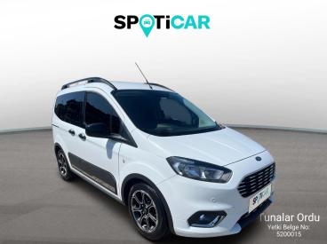 SPOTICAR Ford Tourneo Courier Journey 1.5 Tdci 100 E6.2 Tit İkinci El Araç -  Benzin Beyaz - Ordu - 1200028607_3