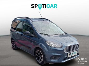 SPOTICAR Ford Tourneo Courier Kombi  1.5 Tdci 100 E6.2 Tit.plus İkinci El Araç - Şehir Otomobili Dizel Mavi - İzmİr - 1200021347_3