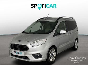 SPOTICAR Ford Tourneo Courier Kombi  1.5 Tdci 100 E6.2 Tit.plus İkinci El Araç -  Dizel Gri - Ankara - 1200024933_1
