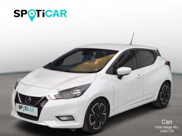 SPOTICAR Nissan Micra 1.0 Ig-t 92 Cvt Tekna İkinci El Araç - Hatchback Benzin Beyaz - Istanbul - 1200036003_1