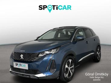 SPOTICAR Peugeot 3008 Allure 1.6 Puretech 180 Hp Eat8 İkinci El Araç - Suv Benzin Mavi - Ankara - 1200020673_1