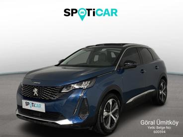 SPOTICAR Peugeot 3008 Allure 1.6 Puretech 180 Eat8 İkinci El Araç - Suv Benzin Mavi - Ankara - 1200023367_1