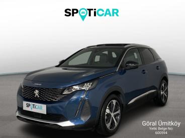 SPOTICAR Peugeot 3008 Allure 1.5 Bluehdi 130 Eat8 İkinci El Araç - Suv Dizel Mavi - Ankara - 1200028639_1