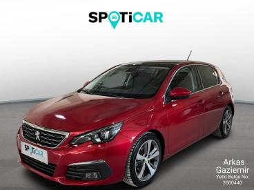 SPOTICAR Peugeot 308 Allure 1.6 Bluehdi 120 Eat6 İkinci El Araç - Hatchback Dizel Kırmızı - İzmİr - 1200021258_1