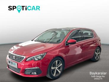 SPOTICAR Peugeot 308 Allure 1.6 Bluehdİ 120hp Eat6 S&s Fl İkinci El Araç - Hatchback Dizel Kırmızı - Istanbul - 1200030259_1